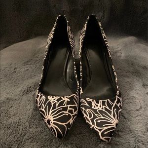 Nine West Floral Heels